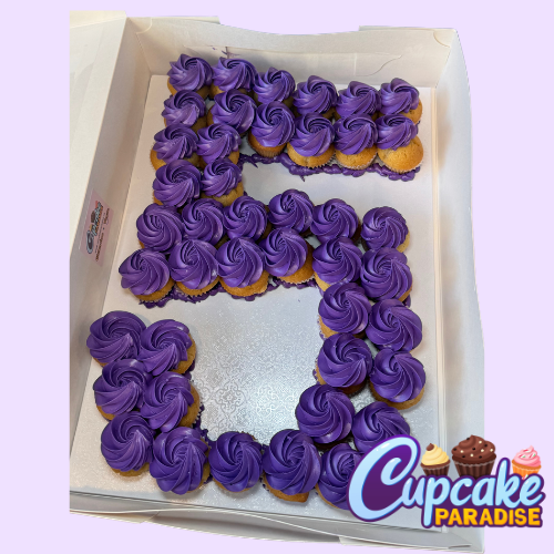 Number Cupcakes (Mini) - Choose your colors