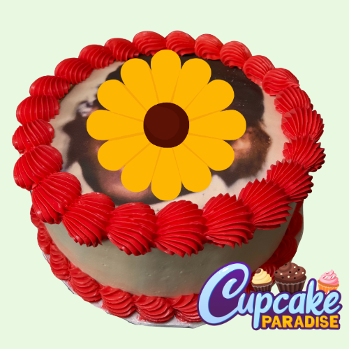 Round Custom Logo / Photo Cake