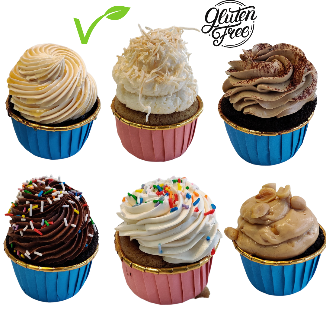12 Pack /50/100 Gluten-free Vegan Cupcakes