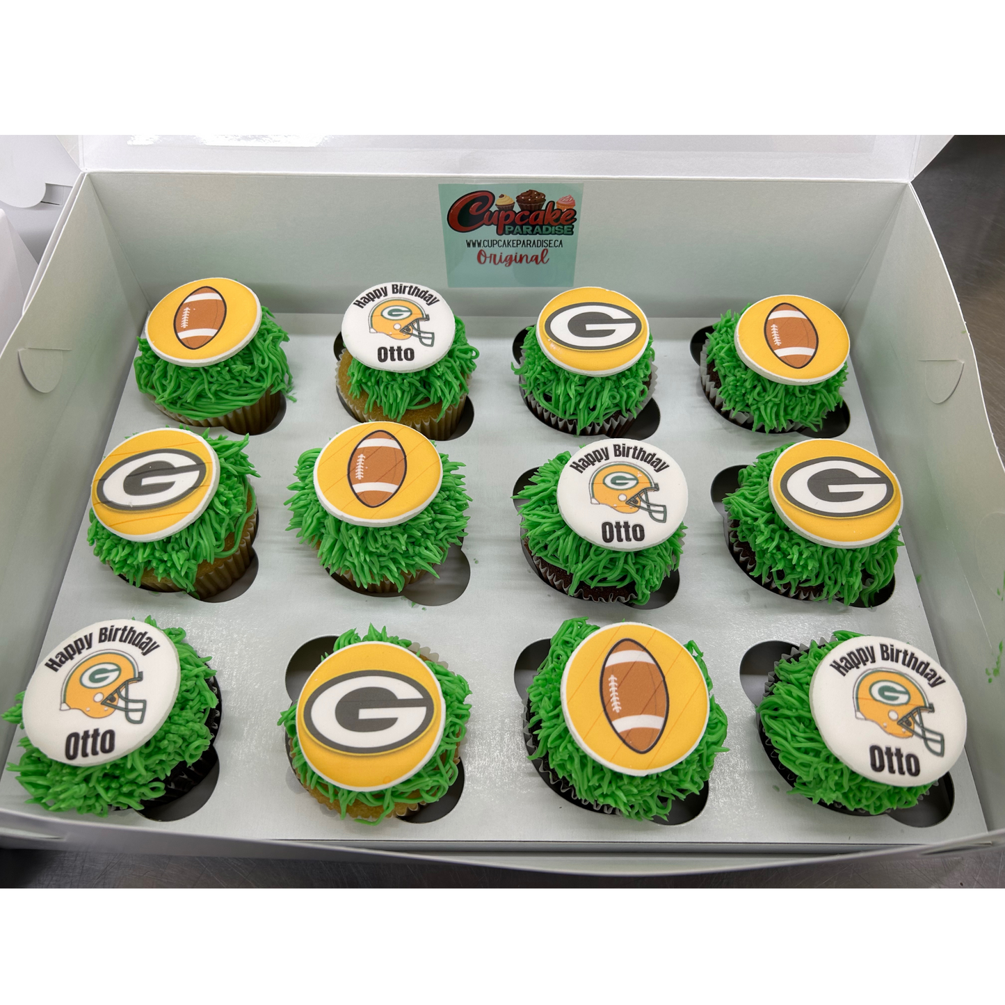 Custom Logo / Photo Cupcakes with Custom Color