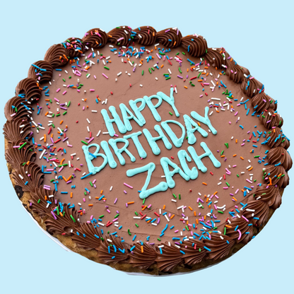 Message Cookie Cake