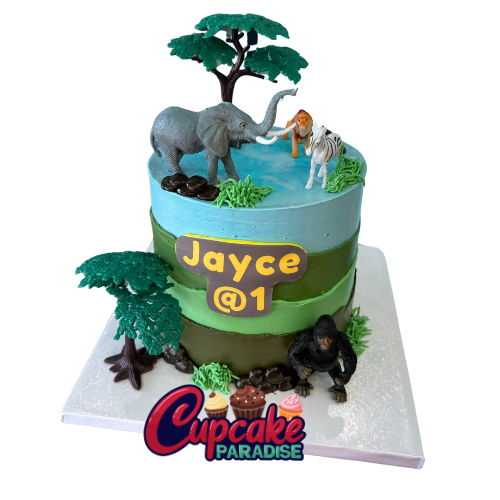 Jungle Animal Cake