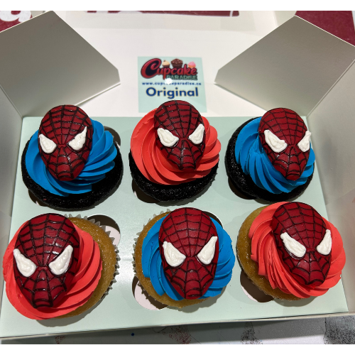 Spidey Cupcakes