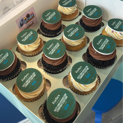 Branded Logo Cupcakes - Choose Your Flavors