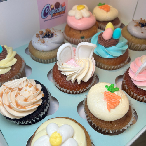 6 pack Easter Cupcakes
