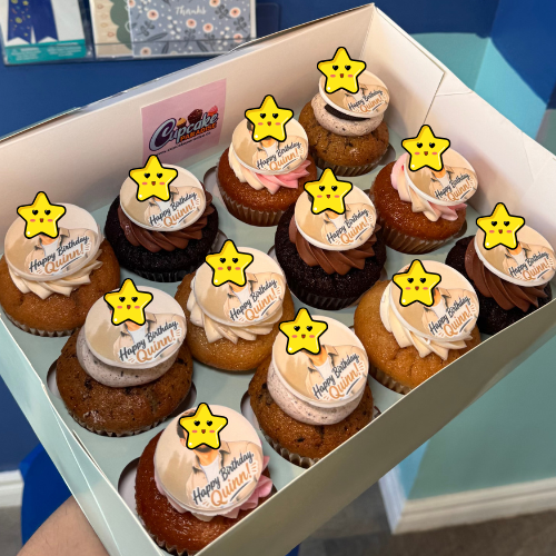 Custom Photo / Logo cupcakes - Select your Flavors