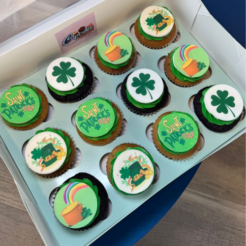 12 pack St Patrick’s Day Special Cupcakes