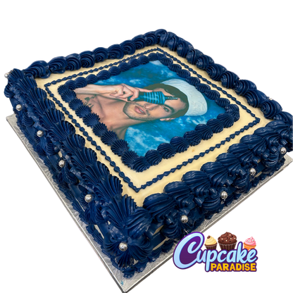 Rectangle Logo/Photo/ Slab Cake