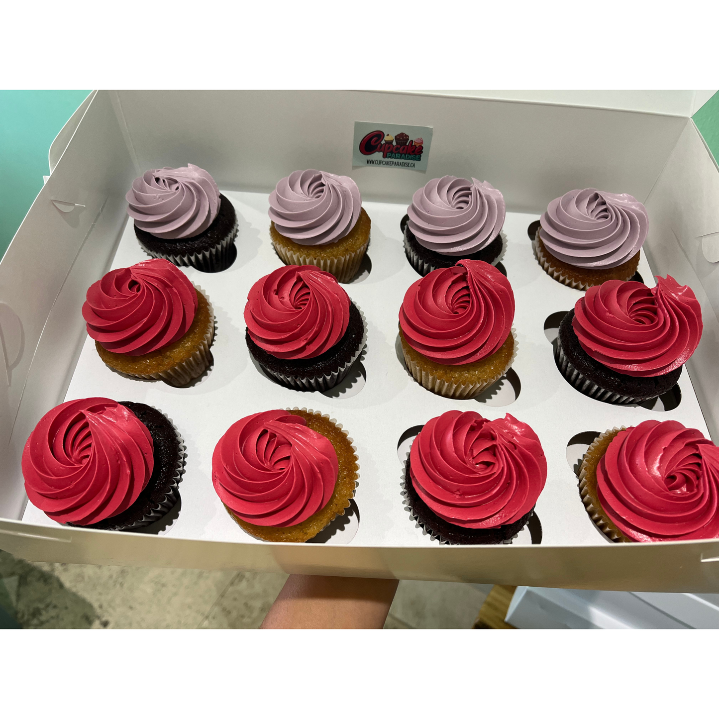 Custom Color Cupcakes