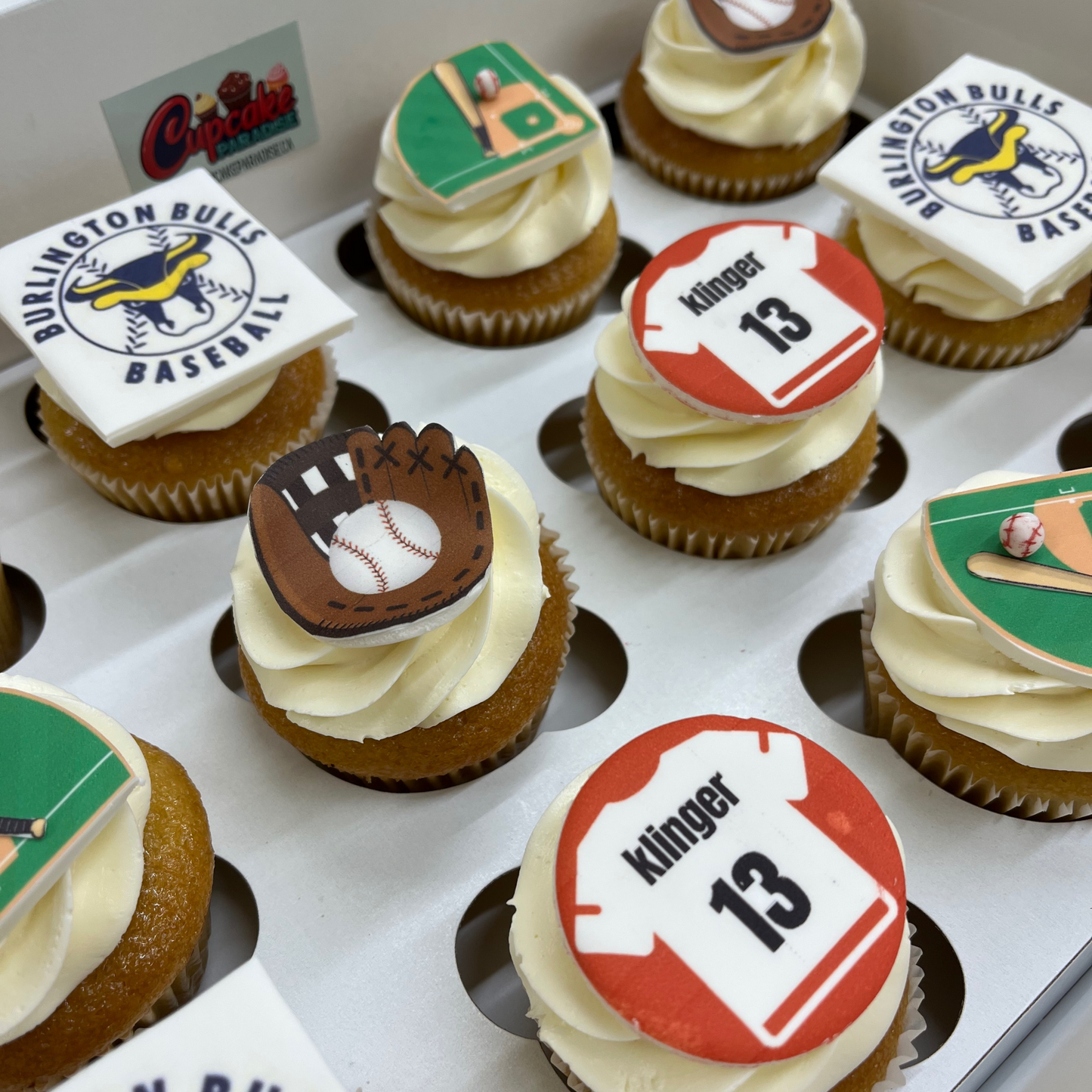 Baseball Cupcakes