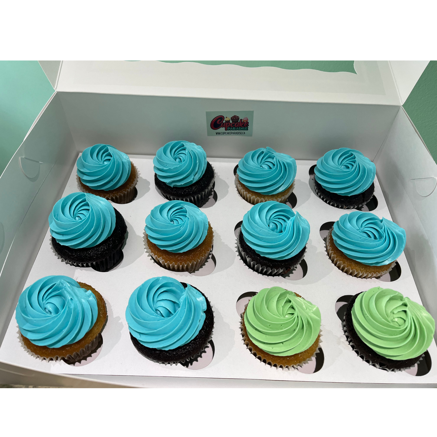 Custom Color Cupcakes