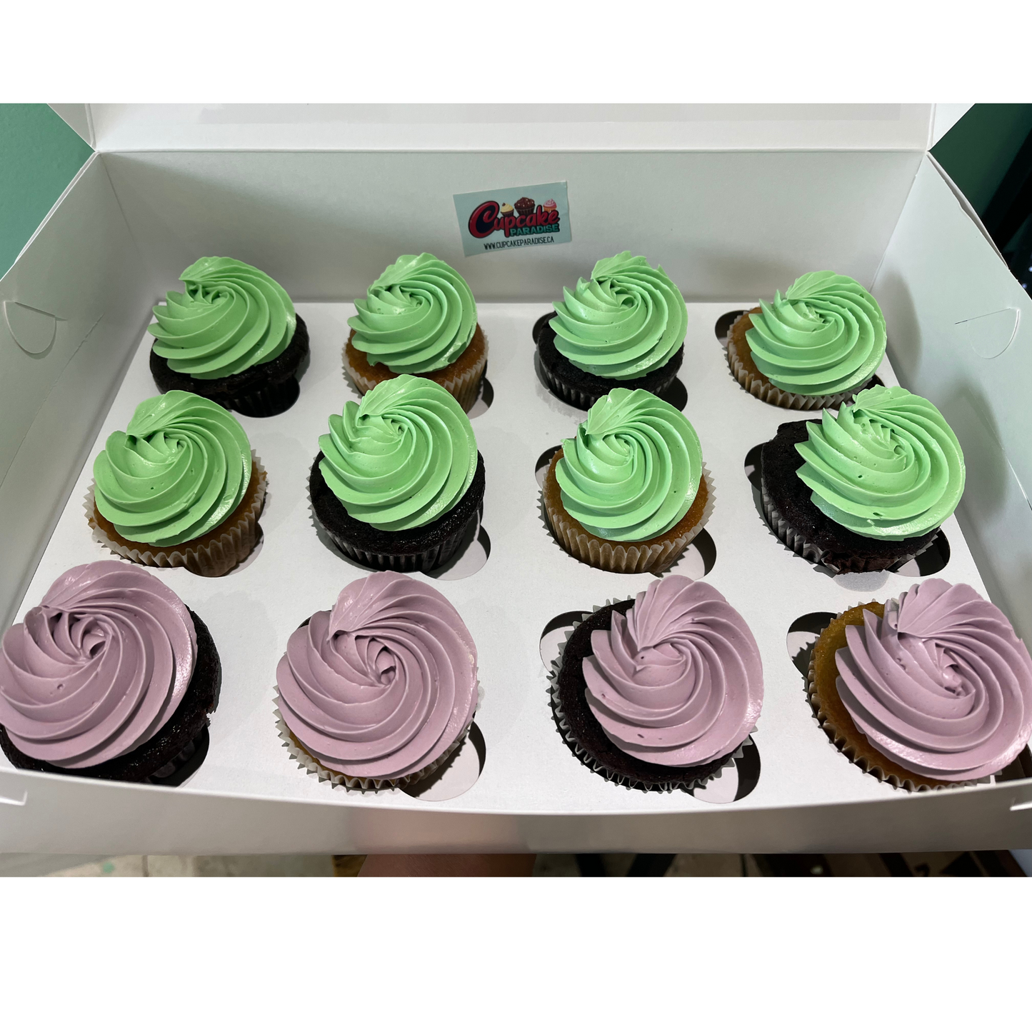 Custom Color Cupcakes