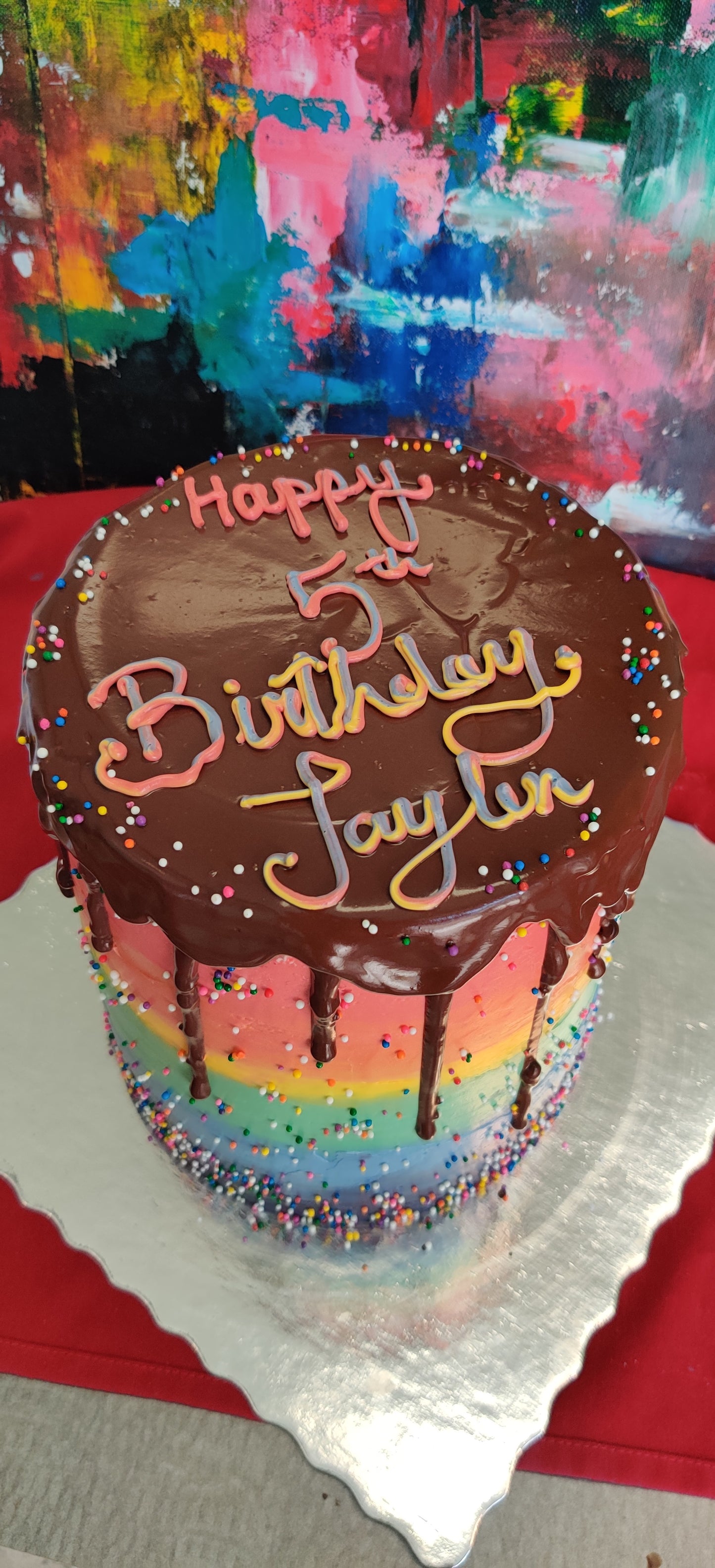 14 layer Rainbow cake