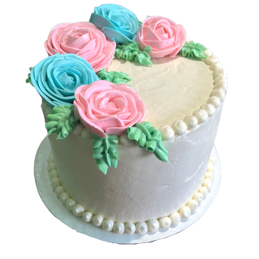 Floral Baby Shower Cake